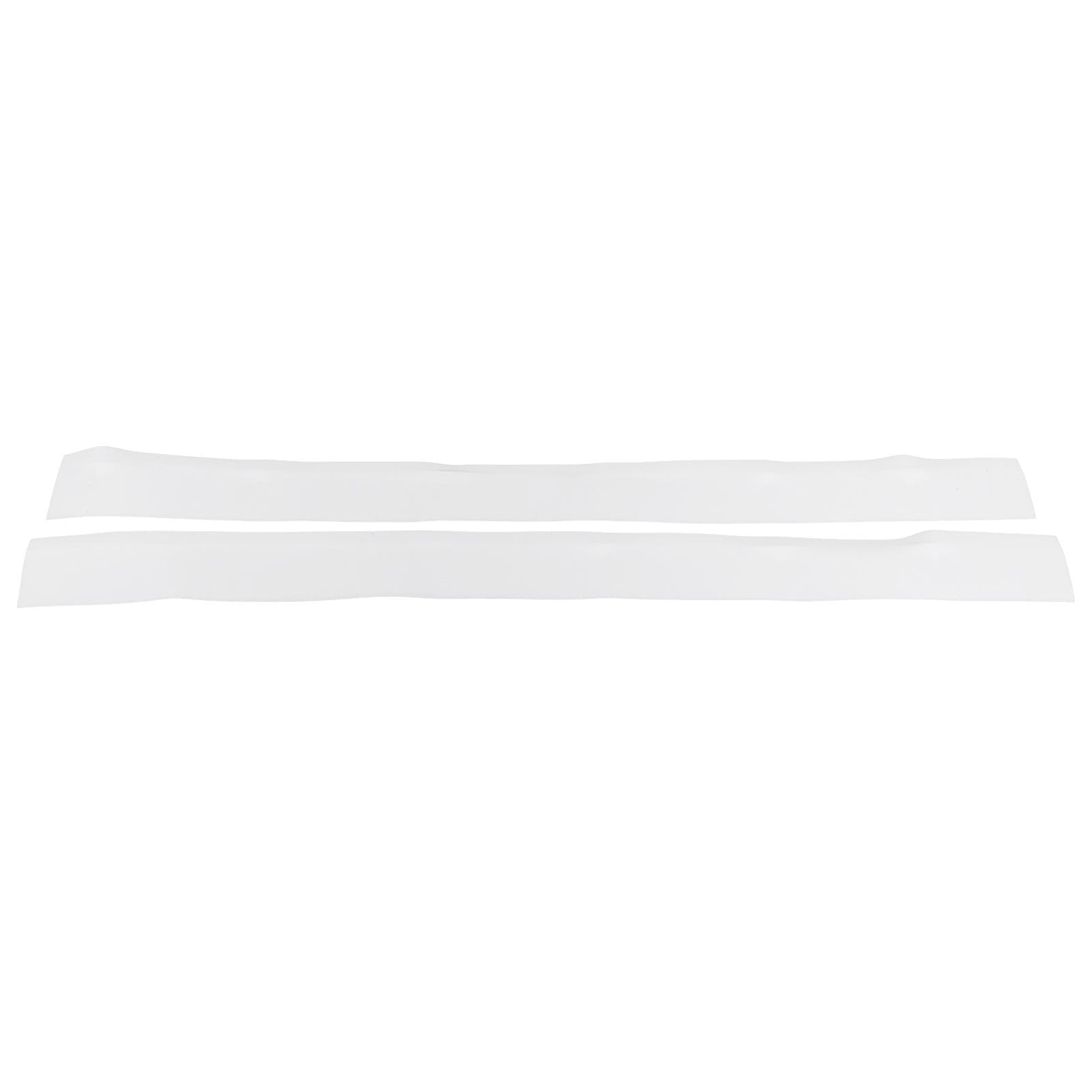 2pcs Stove Counter Gap Cover HeatResistant Anti Oil Oven Gap Filler Sealing Strip(White 25in) 21in white