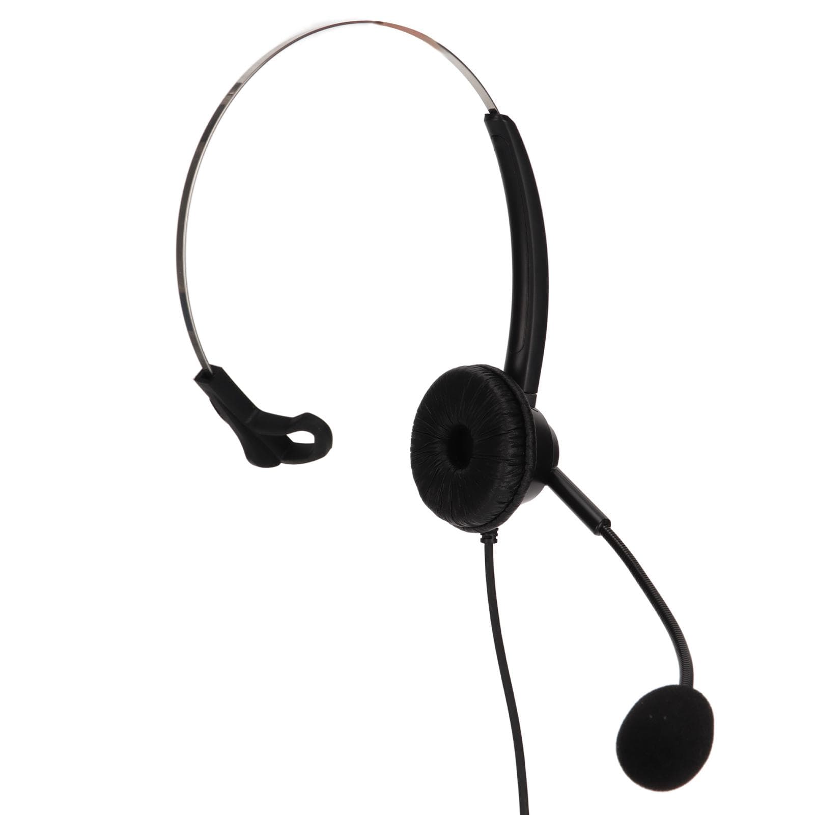 H360‑RJ9‑VA Telephone Headset RJ9 Plug Black Volume Adjustment Single Sided Business Headset for