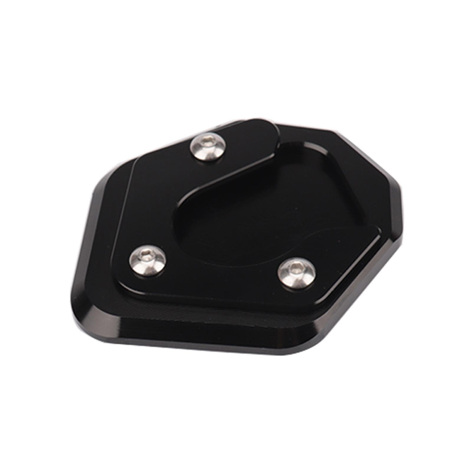 Motorcycle Kickstand Foot Side Stand Extension Pad Support Plate Replacement for CFMOTO 800MT black