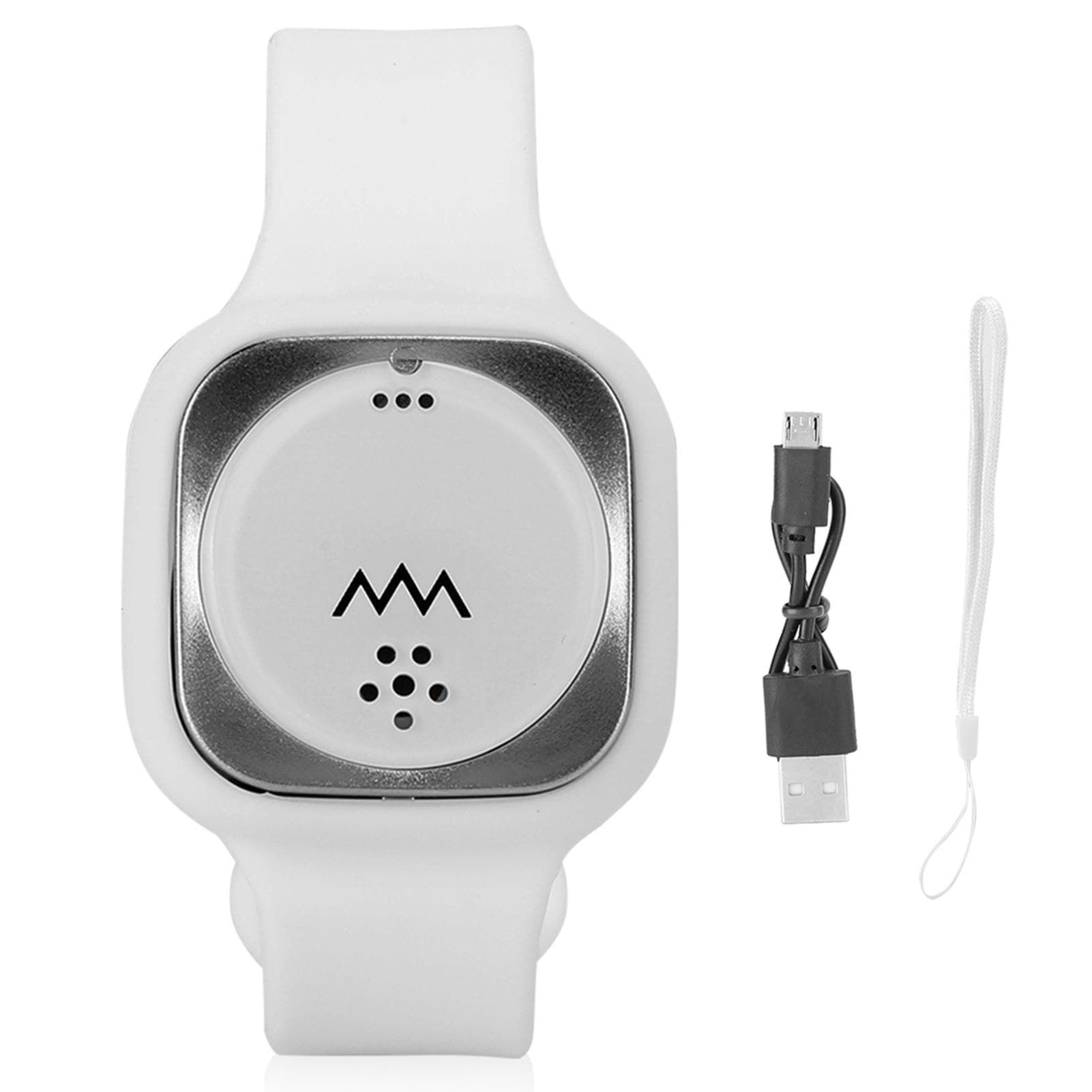 Ultrasonic Mosquito Repellent Bracelet Eelectronic Anti Mosquito Wristband for OutdoorWhite white