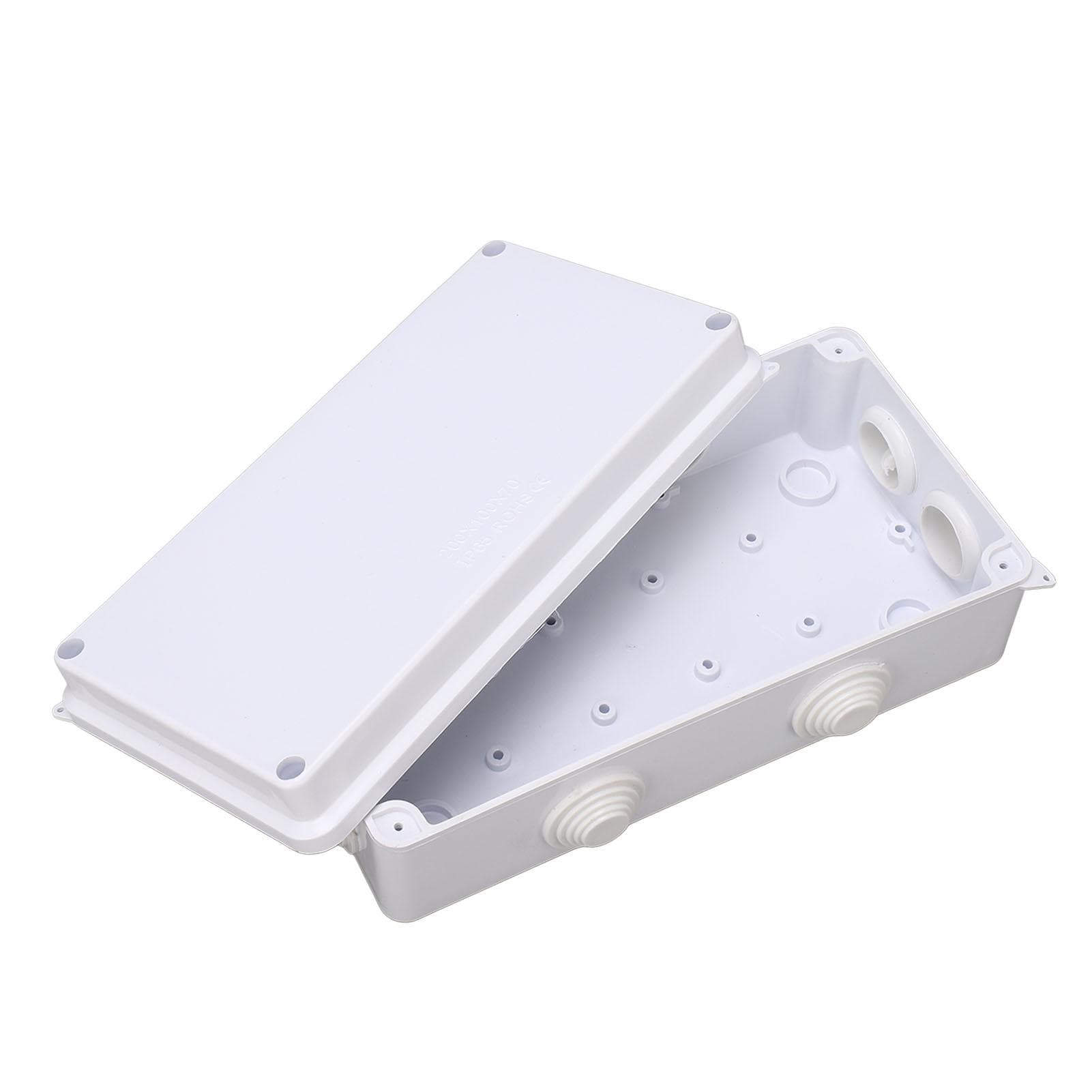Electrical Junction Box 200x100x70mm IP65 Weatherproof Sturdy ABS Plastic Project Enclosure with