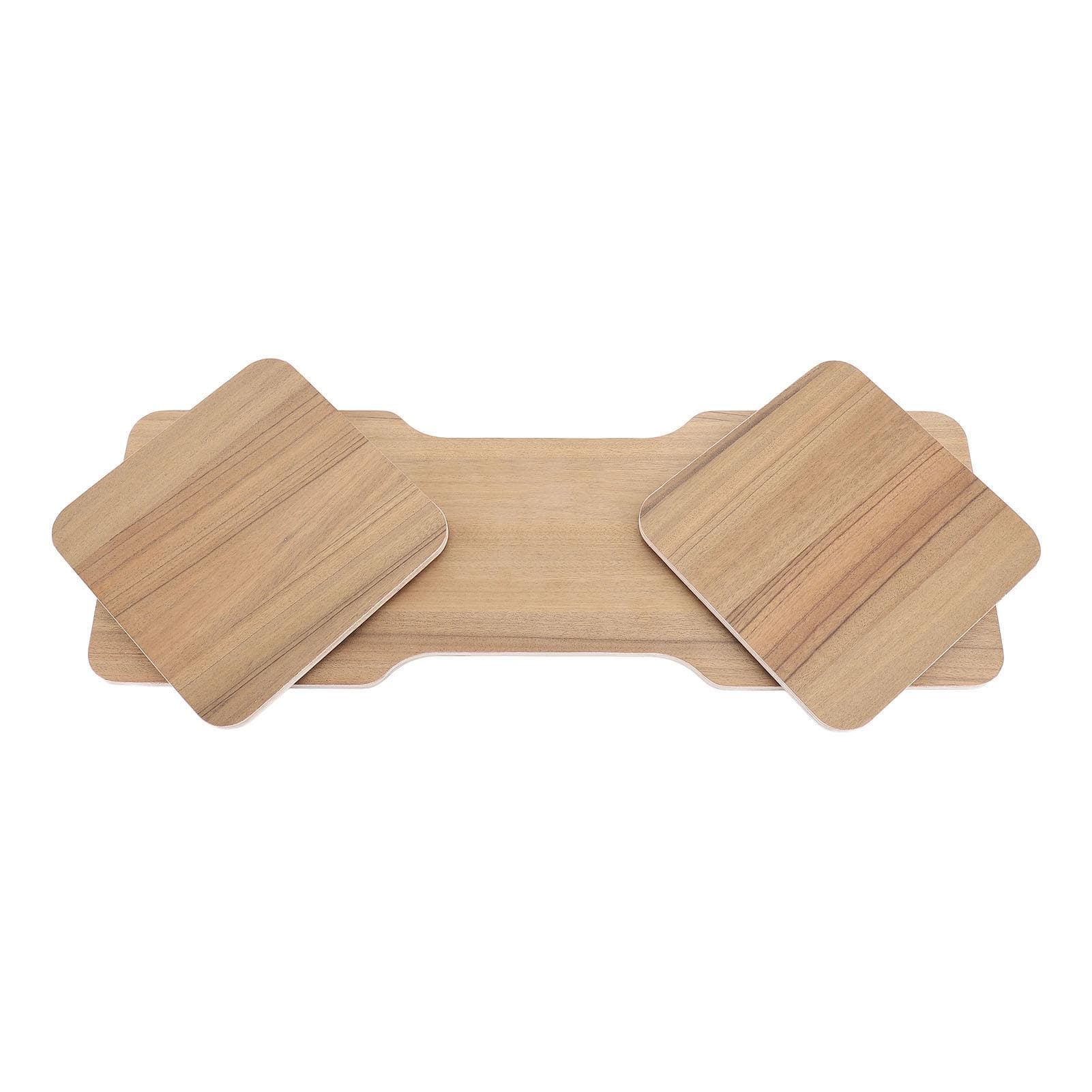 Tennis Power Chain Wood Surf Balance Board 360 Degree Rotating Improve Strength Optimal Stability