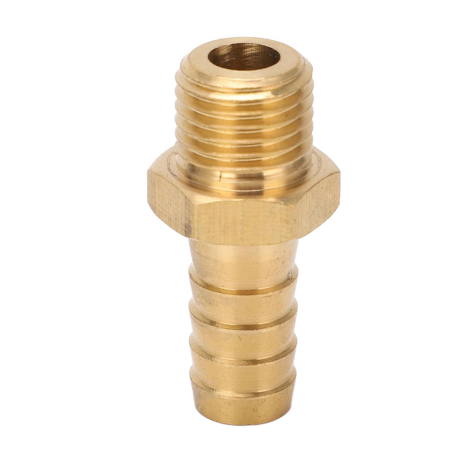 Brass Barbed Connector Straight Hose Joiner Fitting for Air Fuel Pipe Gas Tubing 716in M14x1.5