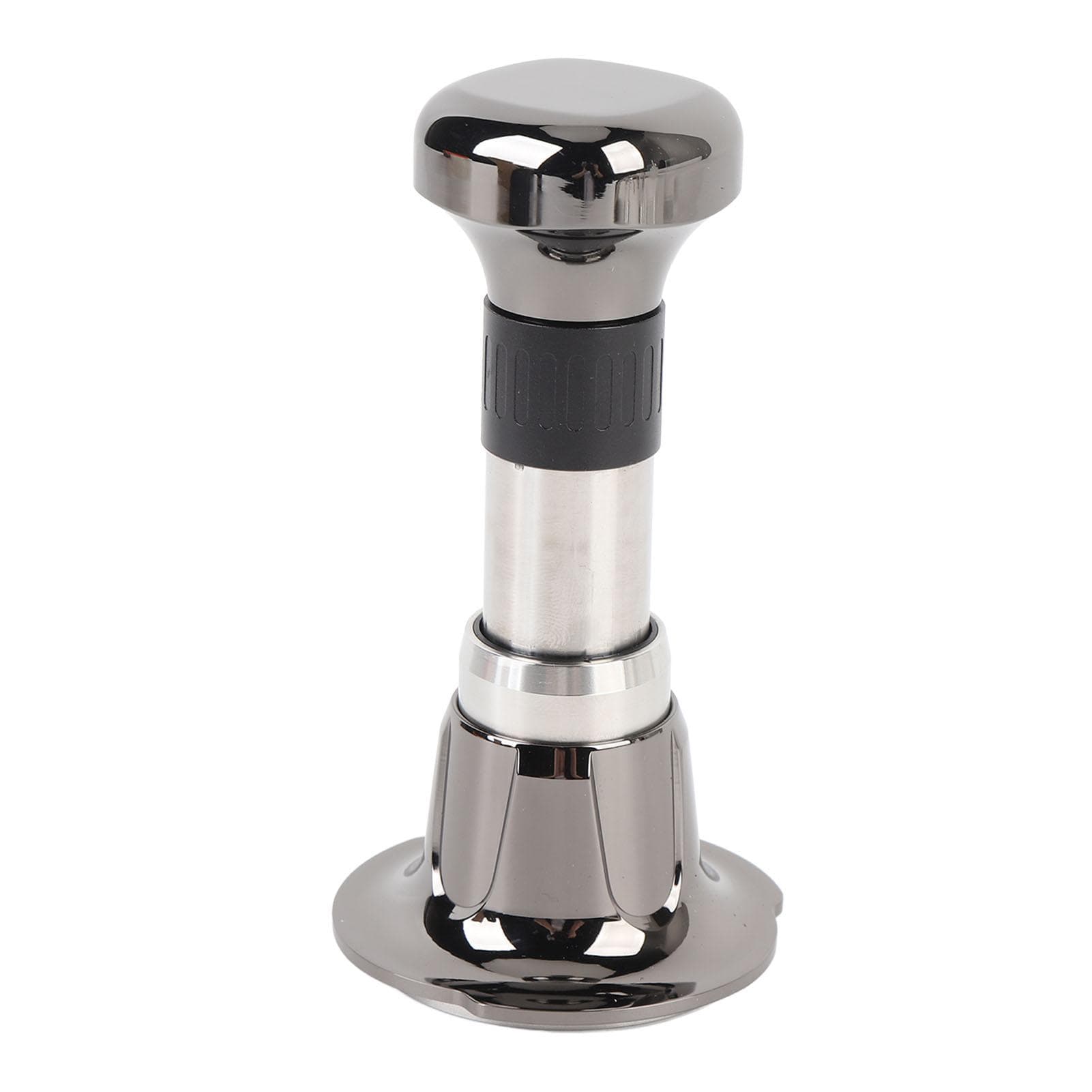 Automatic Impact Coffee Tamper Stainless Steel Auto Rebound Adjustable Constant Pressure Vertical 51mm