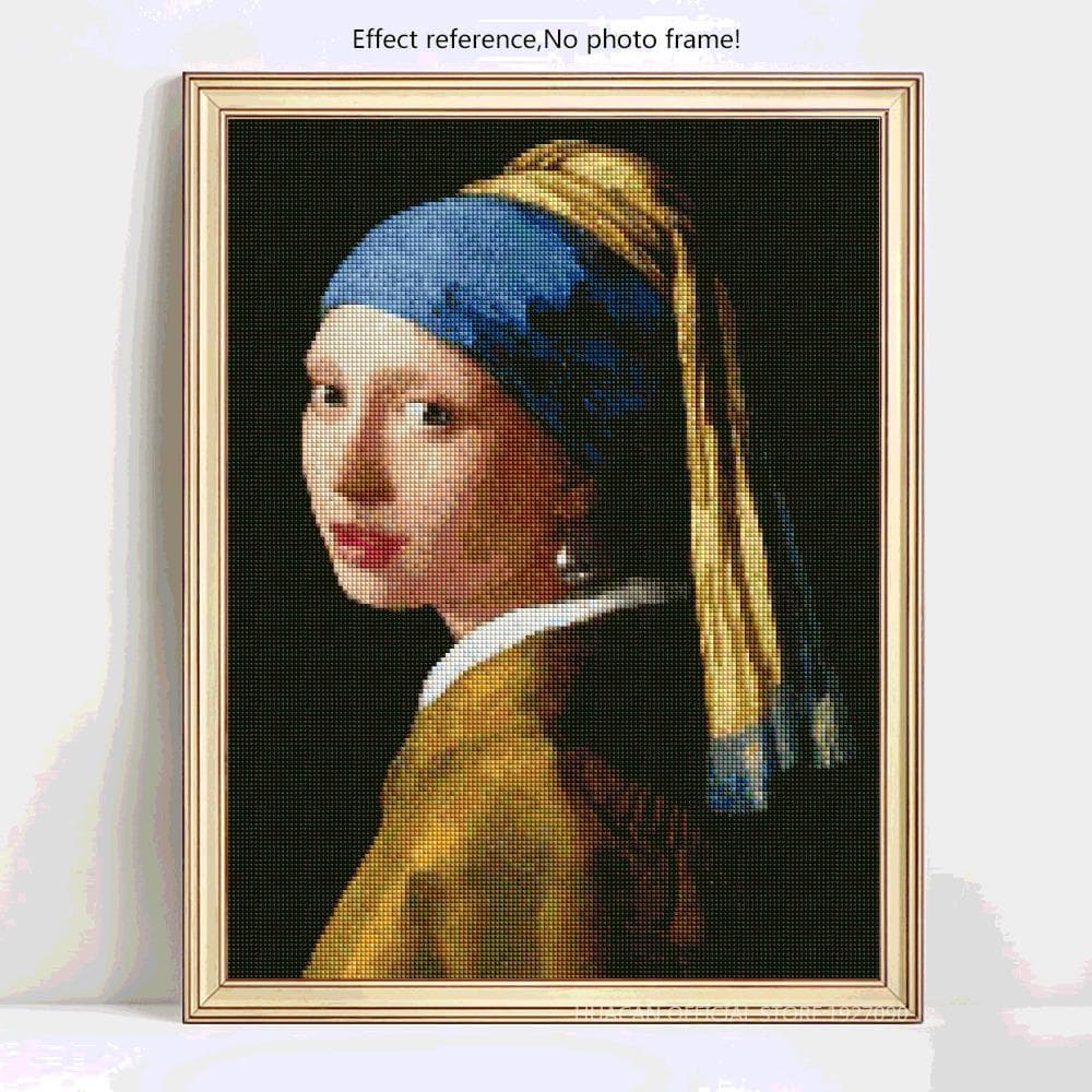 Full Round Diamond Painting Portrait Diamond Embroidery Sale Beauty Diamond Mosaic Picture 20X30