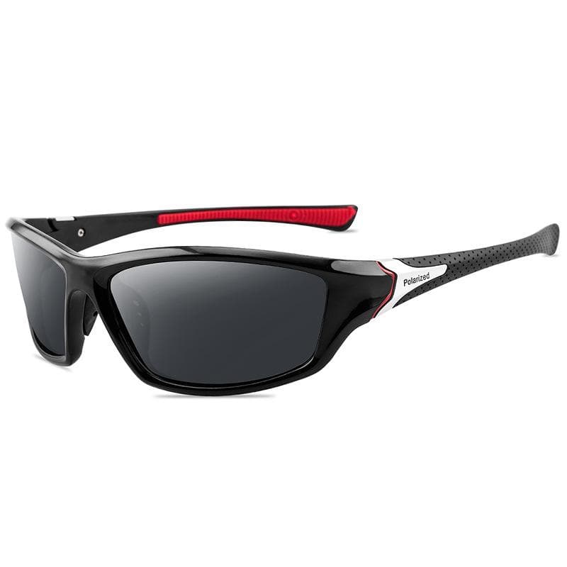 Polarized Night Vision Sunglasses Sports Men's Outdoor Cycling Glasses red black