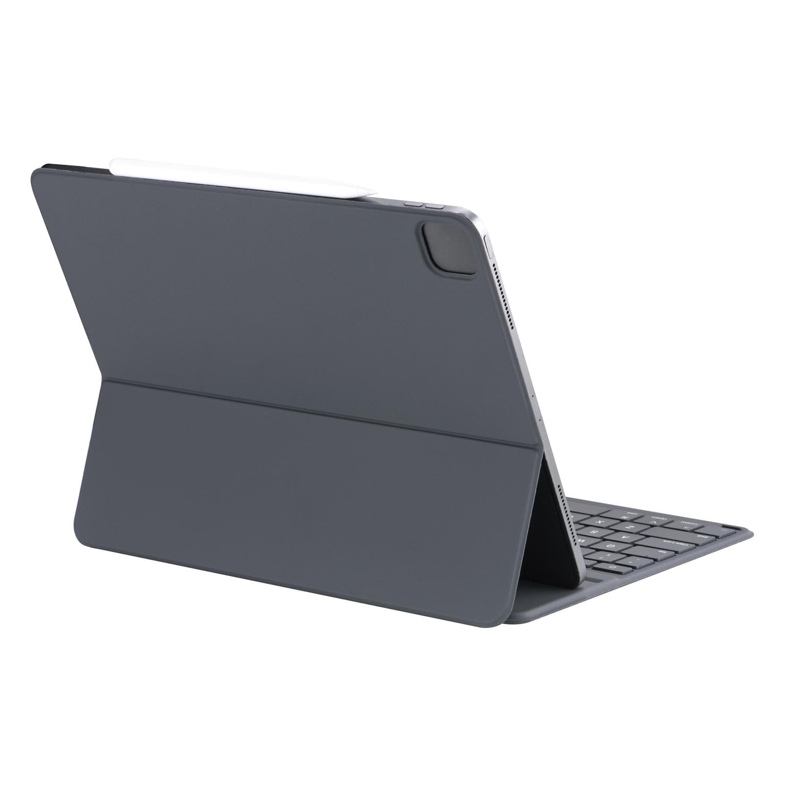 Keyboard Case Compatible with iPad Pro12.9 Magnetic Keyboard Case with MultiTouch Trackpad Leather gray