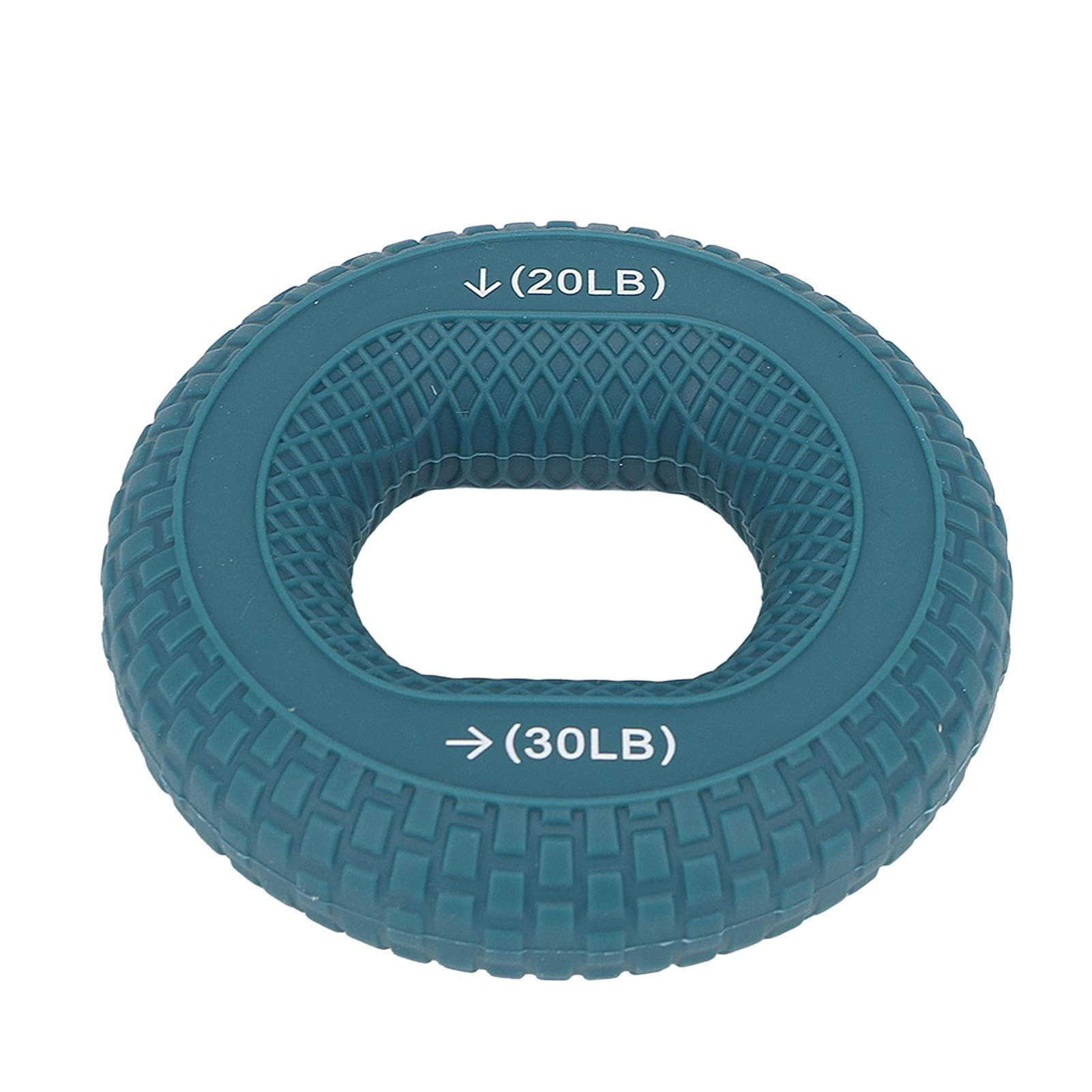 20 to 30LB Hand Grip Strengthener Forearm Grip Training Double Strength Silicone Fitness Rings Dark