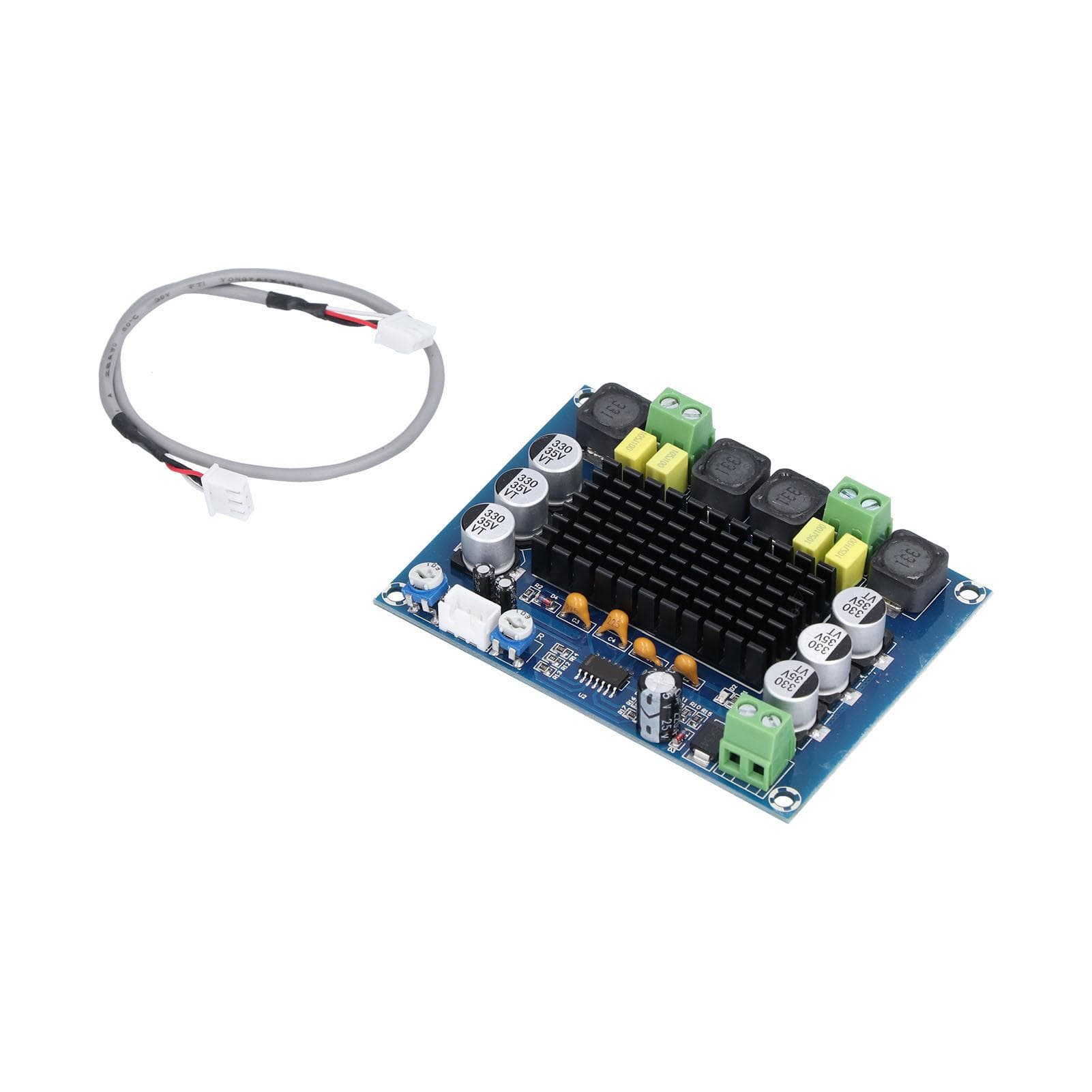 Amplifier Board Dual Channel Stereo High Efficiency Digital Audio Power Amplifier DC 12V to 24V