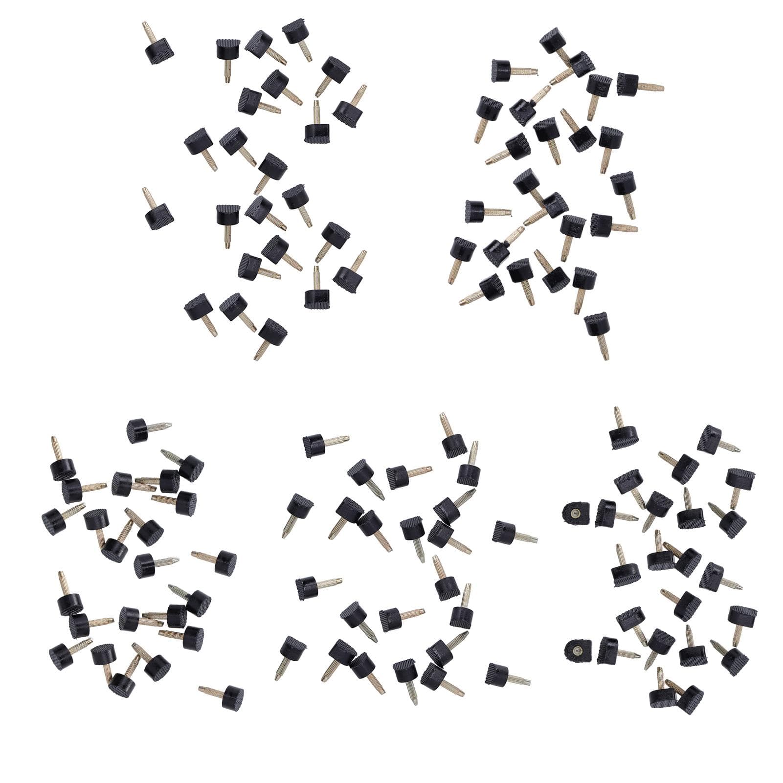 120Pcs High Heel Tip Caps TPU Polyurethane Iron Shoes Repairing Replacement Kits