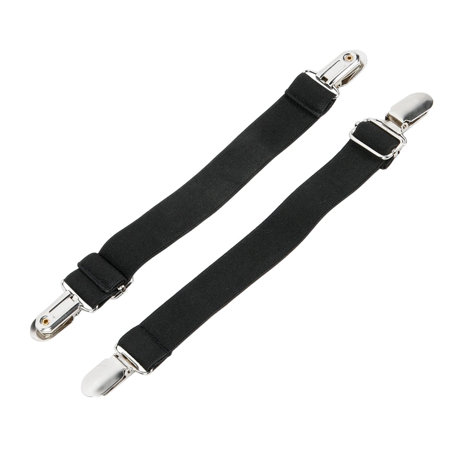 Motorcycle  Pant Leg Clamps Adjustable Boot Straps Clips  Pant Stirrups Elastic Leg Straps for