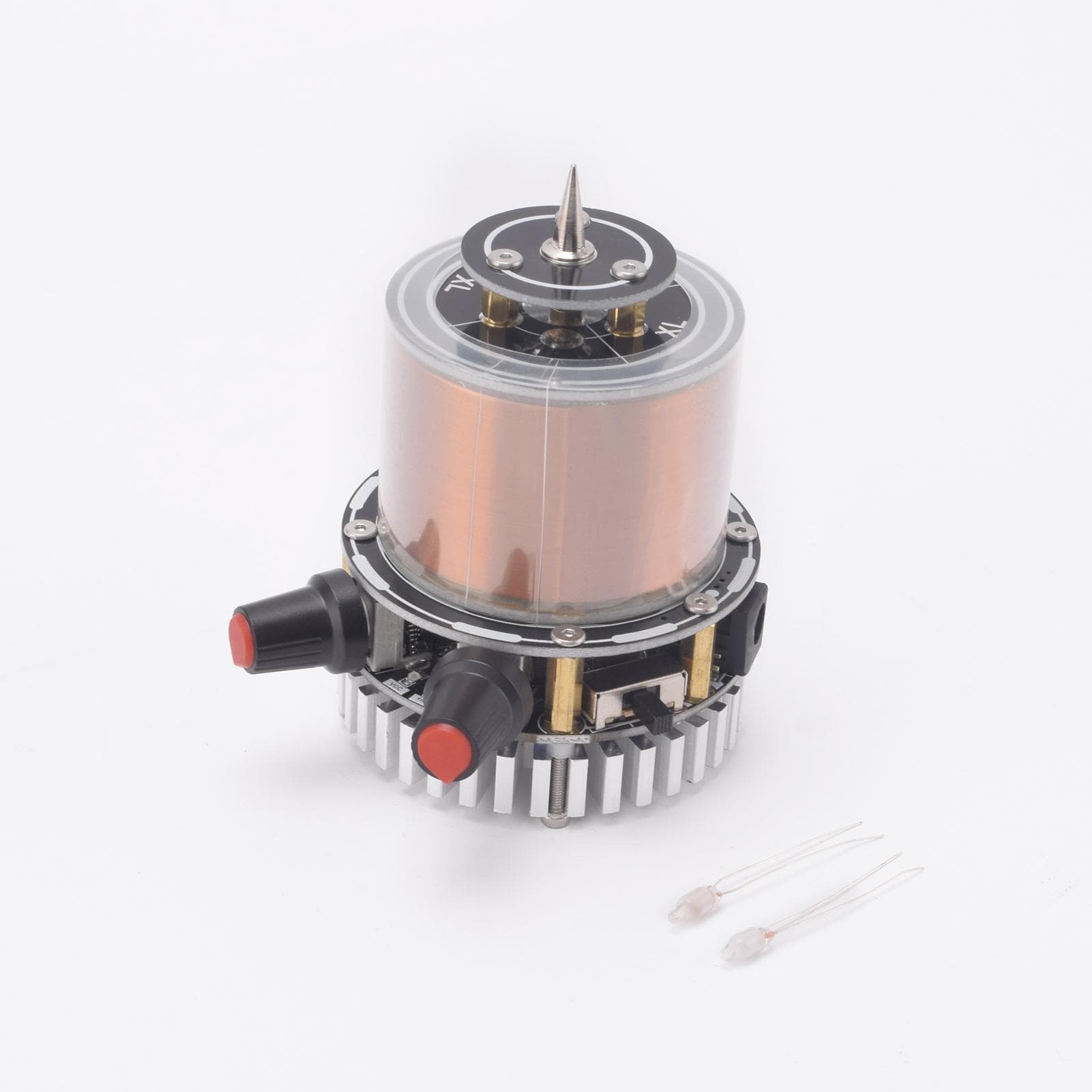 Multifunctional Tesla Coil Module Wireless BT Music Player Plasma Artificial Lightnings Power multicolour