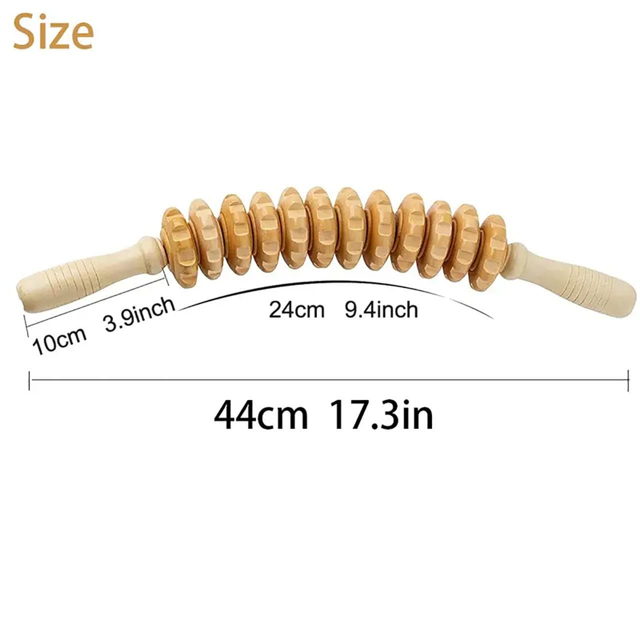 Therapy Roller Massage Tool Handheld Cellulite Trigger Point Stick Lymphatic Drainage Anti Cellulite Muscle Release Roller