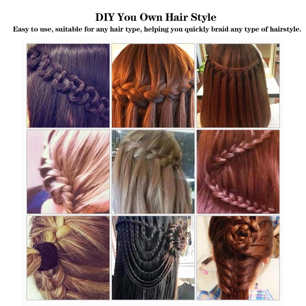 Electronic Quick Twist Hair Braiding Tool USB Powered Automatic Hair Braider Machine Braid Maker black