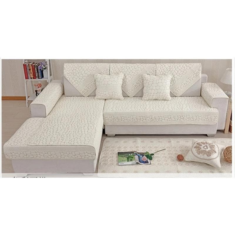 Modern Minimalist Non-slip Sofa Cover Cotton 3D Graphic Fabric Pillowcase Four Season Couch Armrest Towel Washing Cushion Home 70x70cm 1pcs