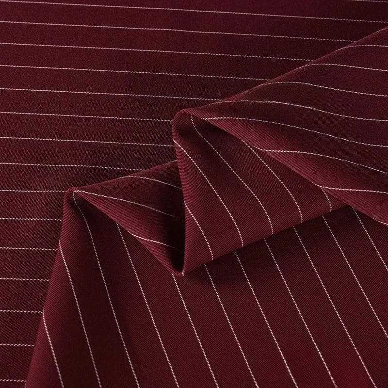 100x150cm Fine Stripe Fabric Spring Summer Fashion Skirts Suits Cloth Apparel Sewing Fabric Polyester Rayon Spandex Material 100x150cm