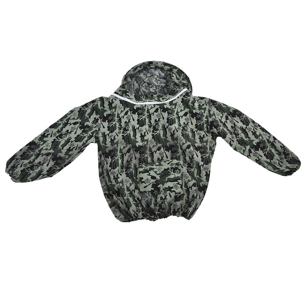 Professional Breathable Beekeeping Protective Upper Garment Coat Jacket Suit with Hat