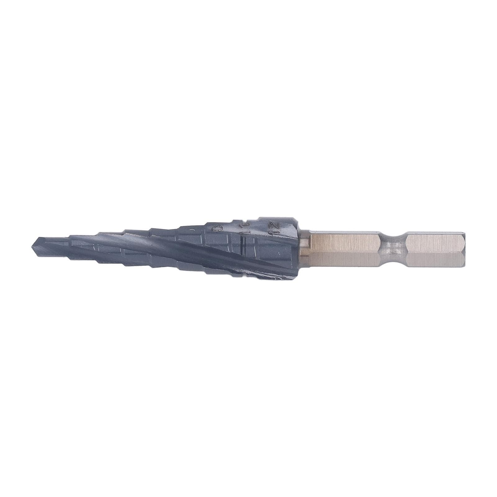 Spiral Grooved Step Drill Bit 4mm to 12mm Step 14in Shank M35 Cobalt 9 Sizes Multi Step Cone Bits