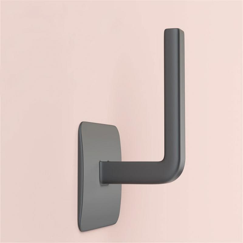 Toilet Paper Holder Bathroom Storage Paper Towel Holder Kitchen Wall Hook Toilet Paper Stand Home Organizer Toilet Accessories black
