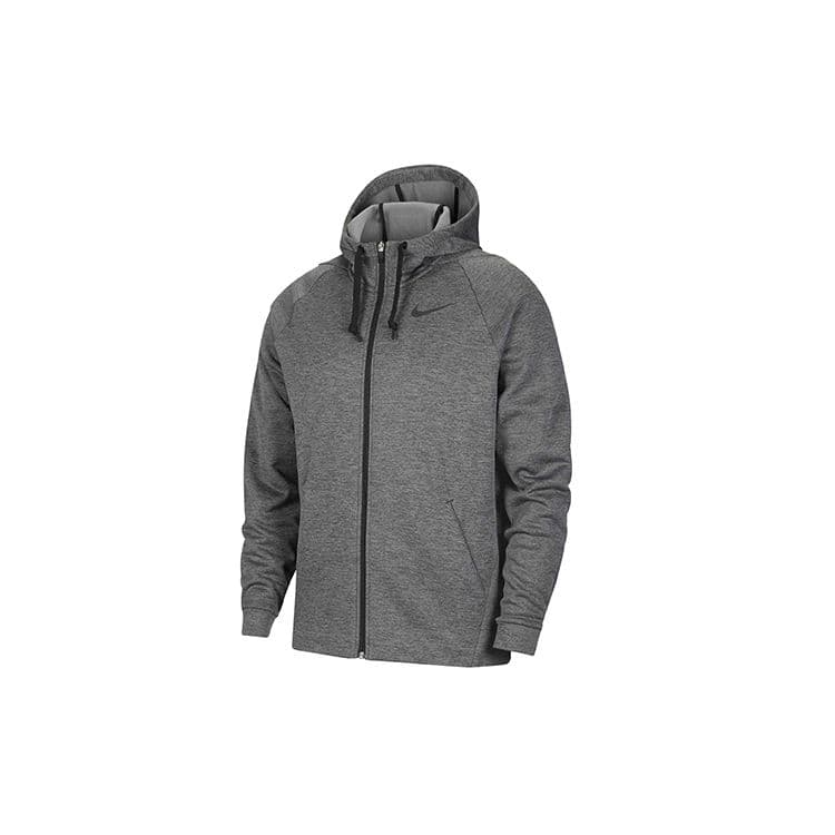 Nike Therma Warm Training Hooded Jacket Men Outerwear Charcoal-Black CV7732-071 L