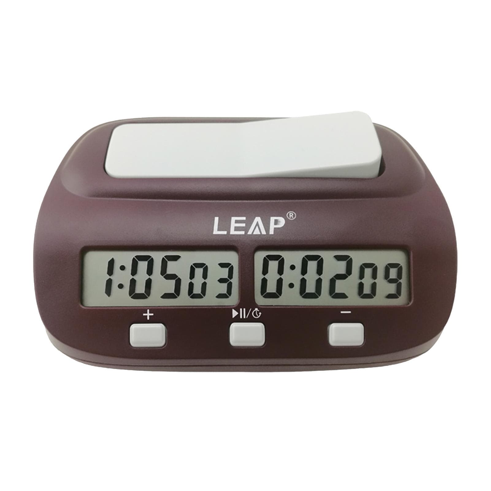 Professional Digital Chess Clock Count Down Chess Timer with Alarm Electronic Board Game Bonus wine red