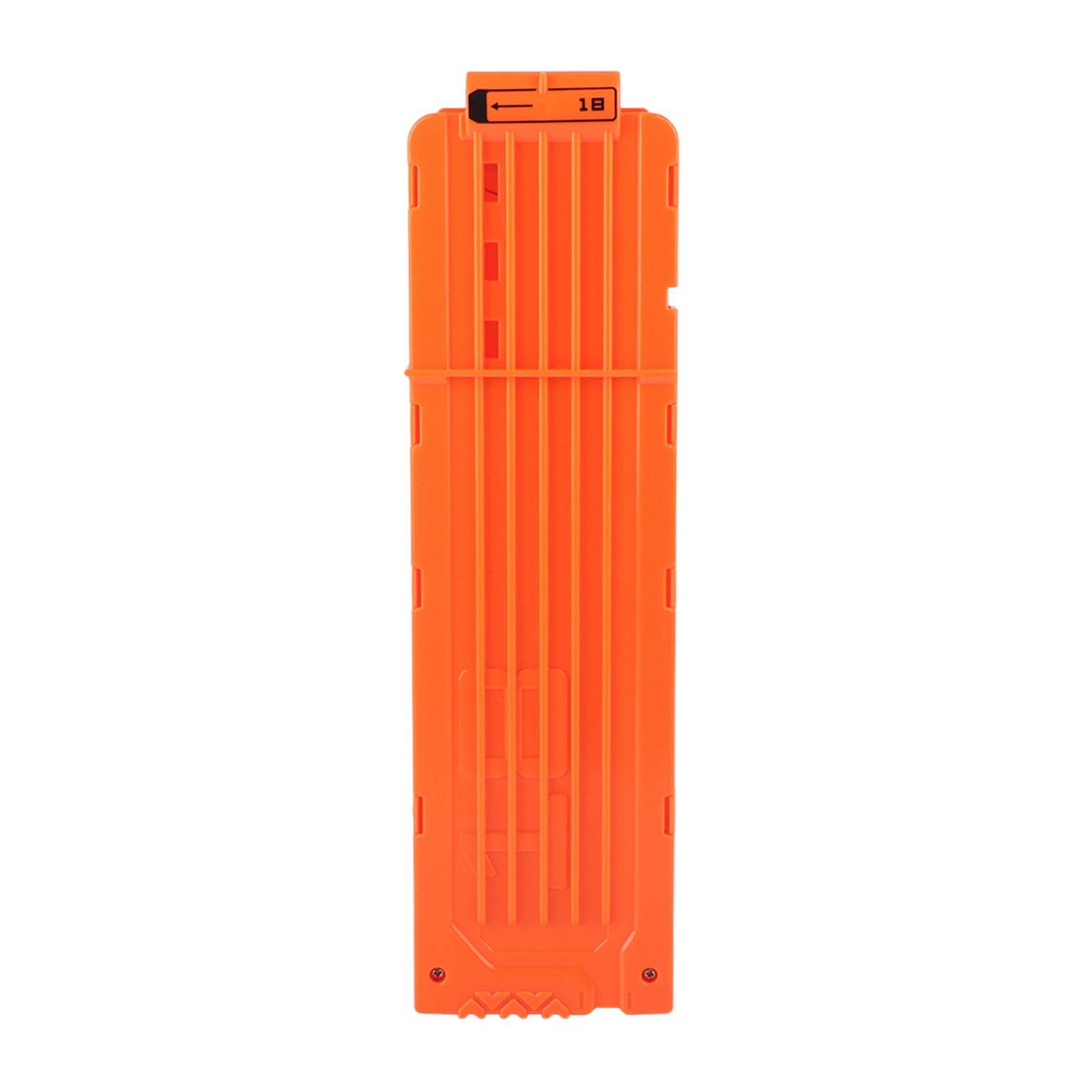 18 Dart EVA Soft Bullet Clip Darts Plastic Gun Toy Cartridge Holder orange