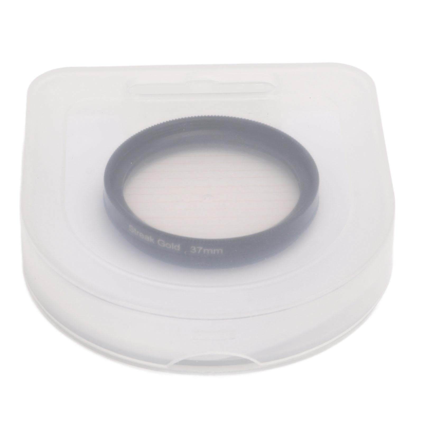 Junestar Camera Lens Filter Gold Streak Anamorphic Effect Photography Filter Accessories 37mm