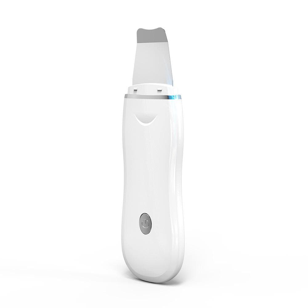 Face Ultrasonic Shovel Skin Face Cleanser Acne Removal Pore Cleaner Face Beauty Instrument white