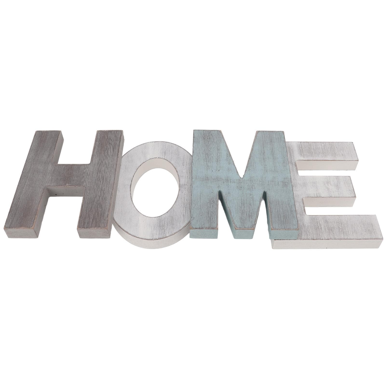 Wood HOME Sign Distressed Retro One Piece Design Exquisite Wooden Letters Decoration Ornaments