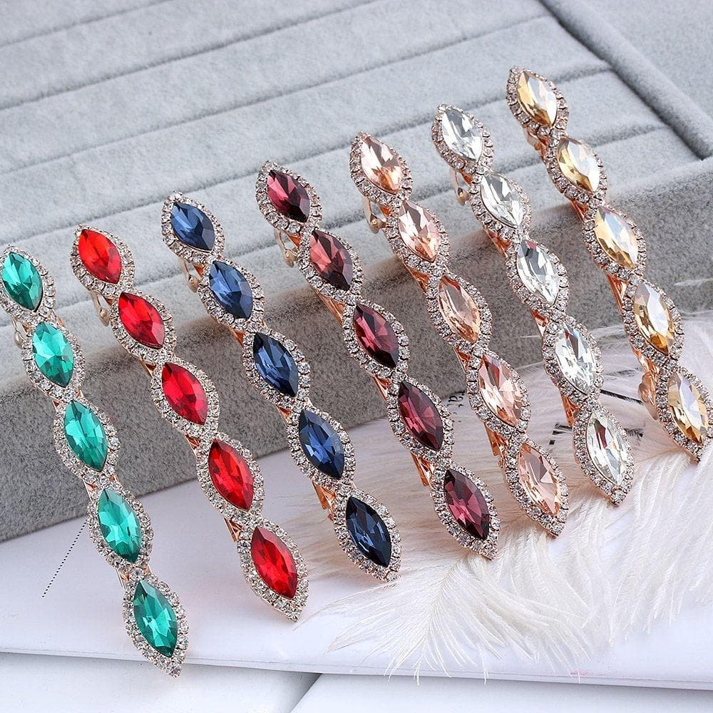 Vintage Styling Wedding Party Girl's Hair Accessories Metal Hairpin Hair Clip white