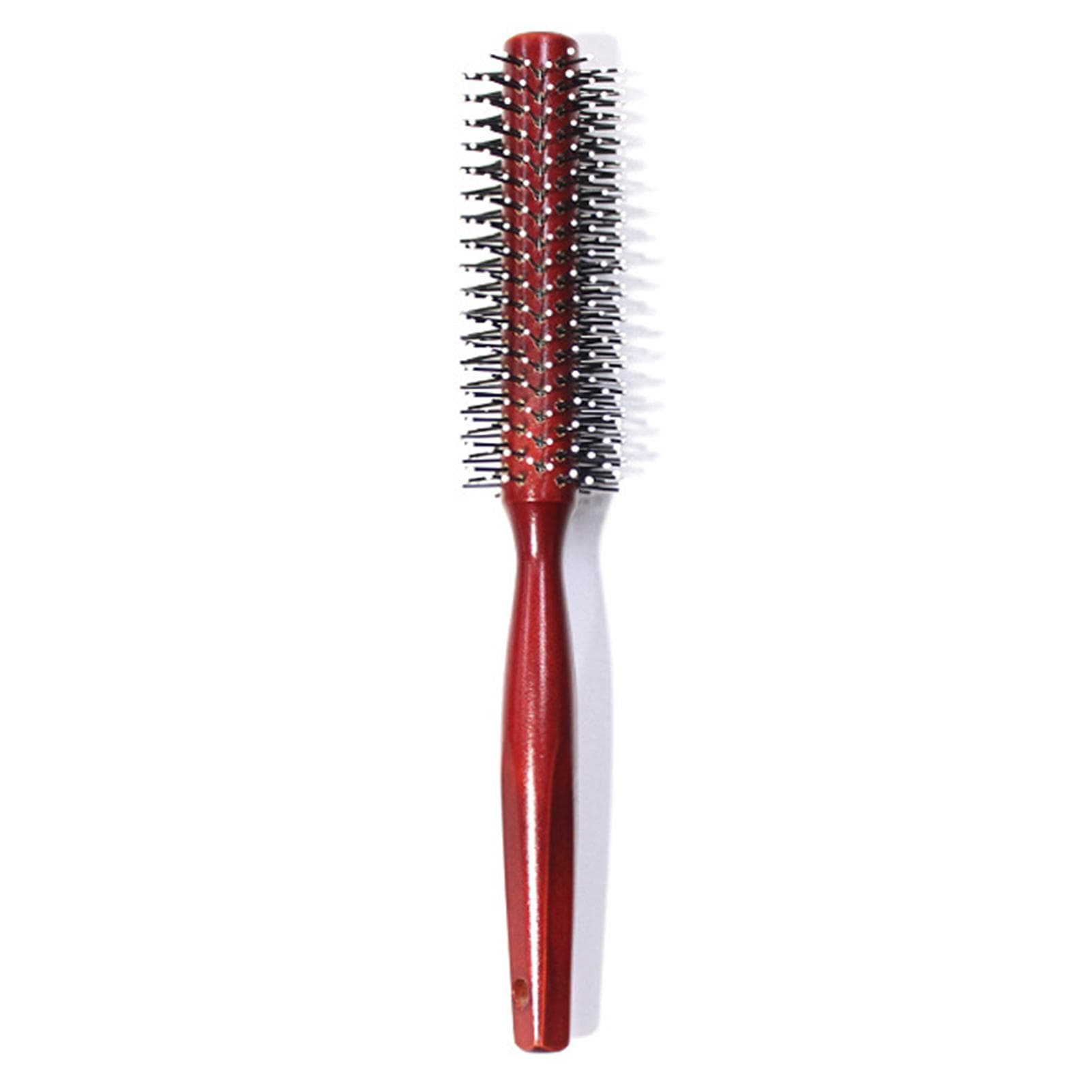 Wooden Bristle-free Curly Hair Comb Pear Flower Head Fluffy Bob Head Styling Comb V-shaped Teeth Middle