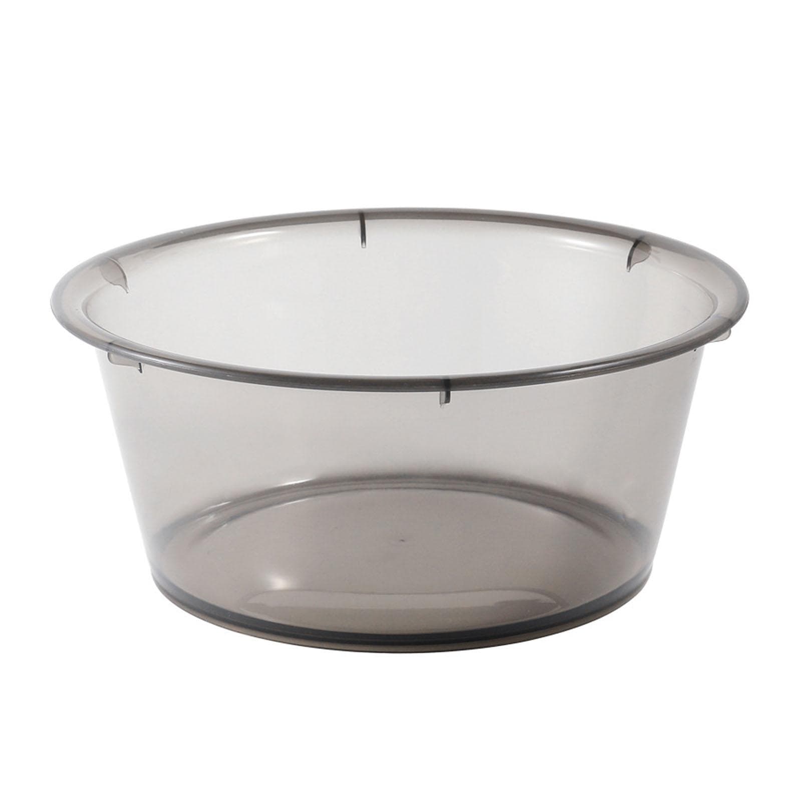 Large Transparent Laundry Basin Household Plastic Simple Thickened Washbasin Student Dormitory gray