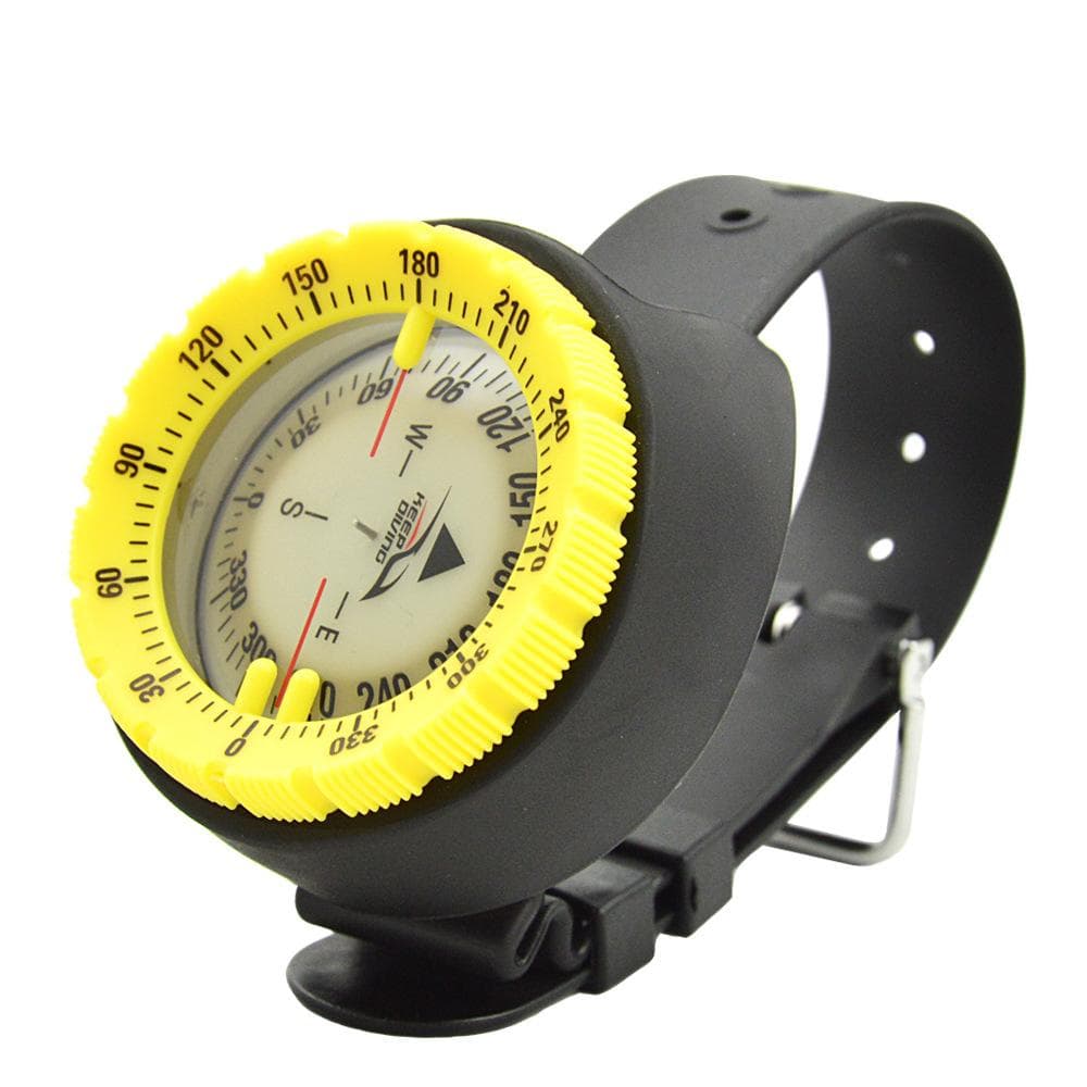 Underwater Compass Luminous Compass Wrist Diving Compass High Precision Professional Compass for yellow