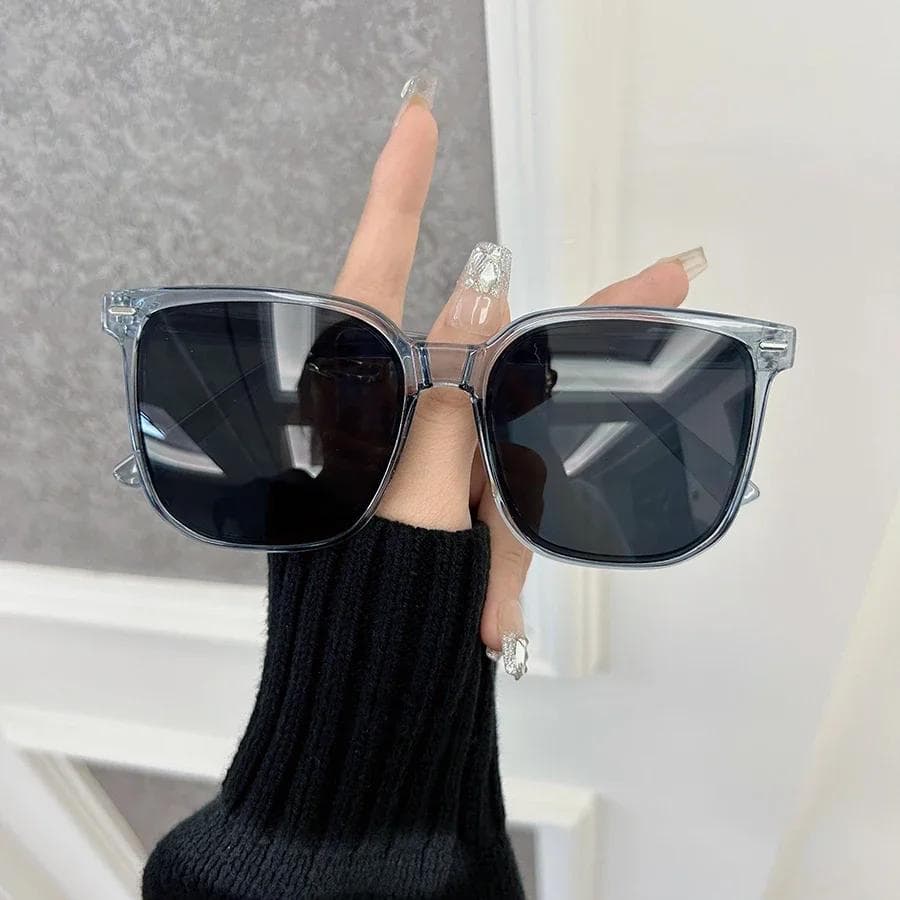 Designer Brand Square Sunglasses Women Men Colorful Big Frame Sun Glasses Mirror Colors Cool Fashion Other