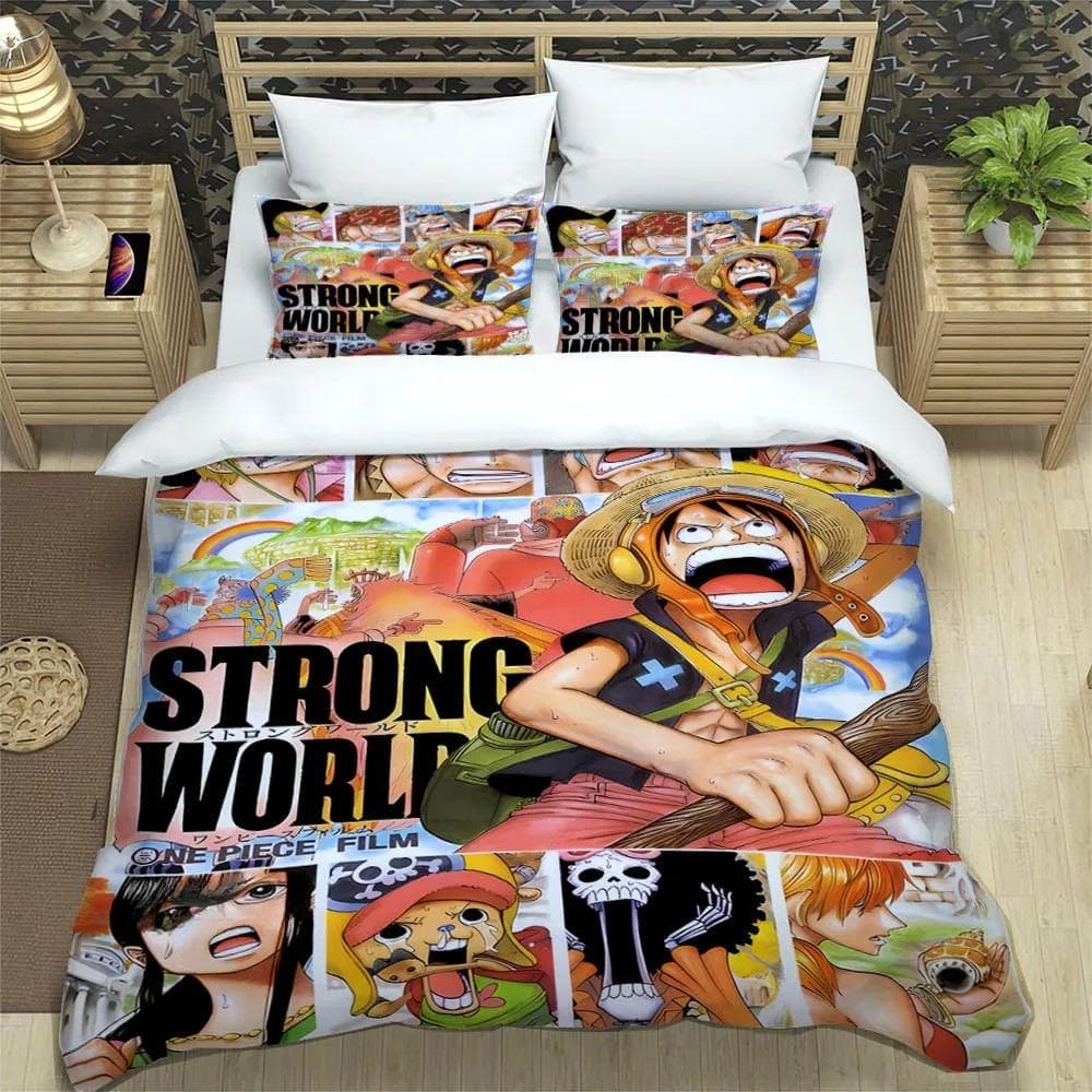 3D cartoon One P-Piece Bedding Sets exquisite bed supplies set duvet cover bed comforter set bedding set luxury birthday gift 260x220cm 3pcs
