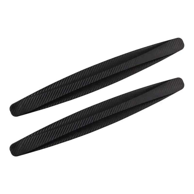 2pcs Car Bumper Protector Strip Guard Corner Protection Strips Scratch Protector Cra black