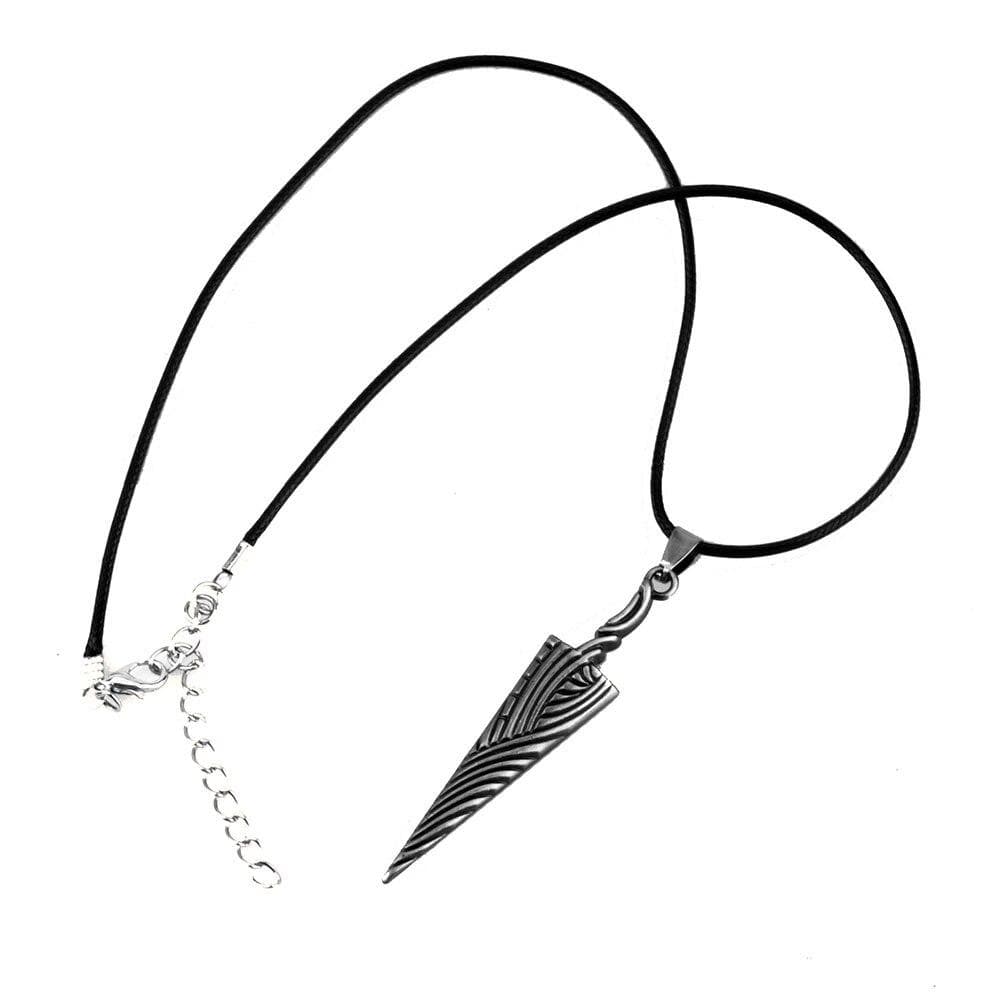 Anime Hollow Knight Pure Nail Sword Bone Nail Pendant Necklace Jewelry