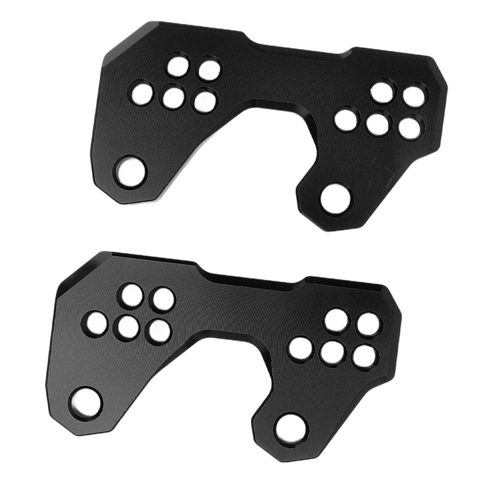 2pcs Passenger Footpad Back Shift Bracket CNC Aluminium Alloy Replacement for YZF R3 MT25 MT03Black black