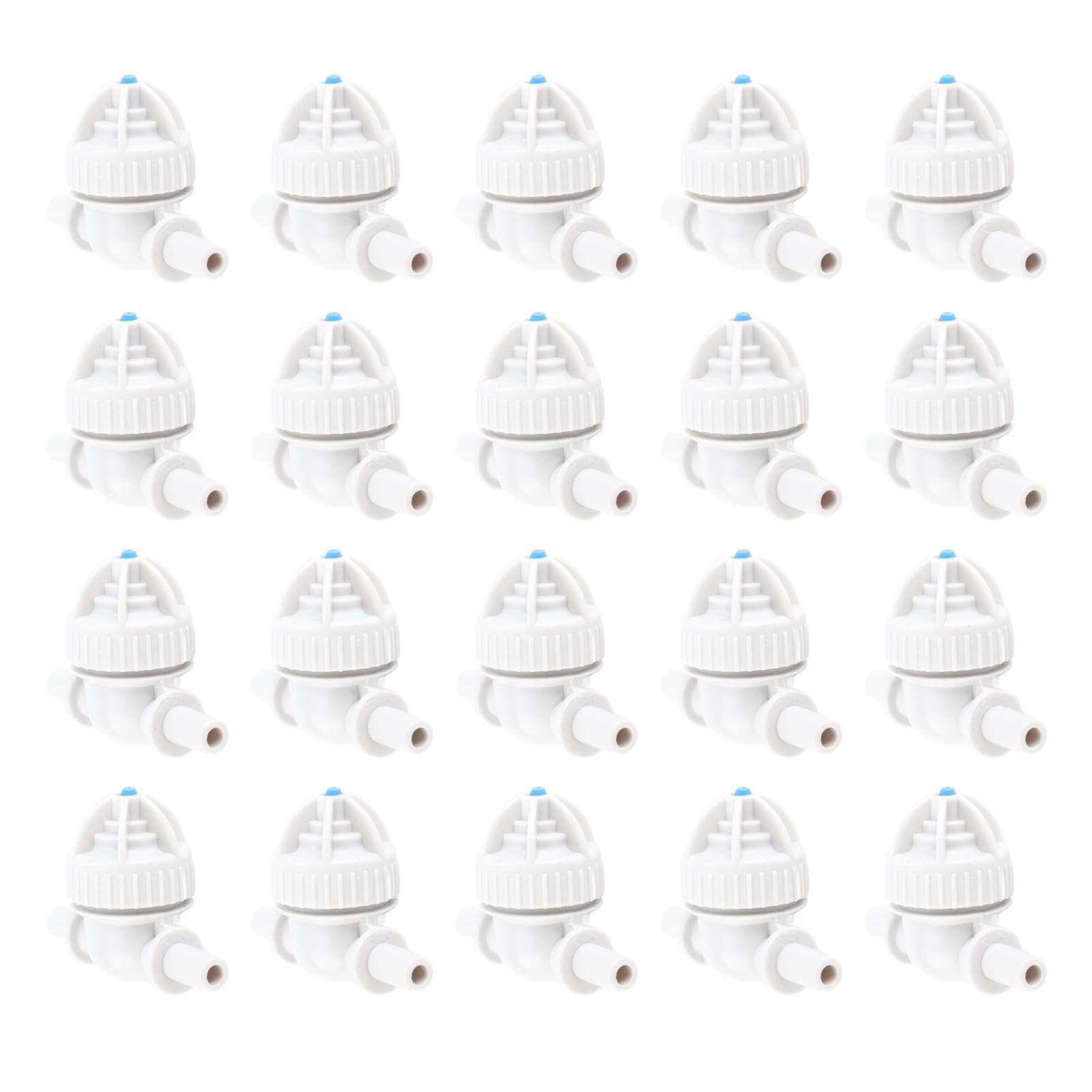 20Pcs Irrigation Antidrip Valve Strong Pressure Resistance Double Outer Diameter 6mm Irrigation