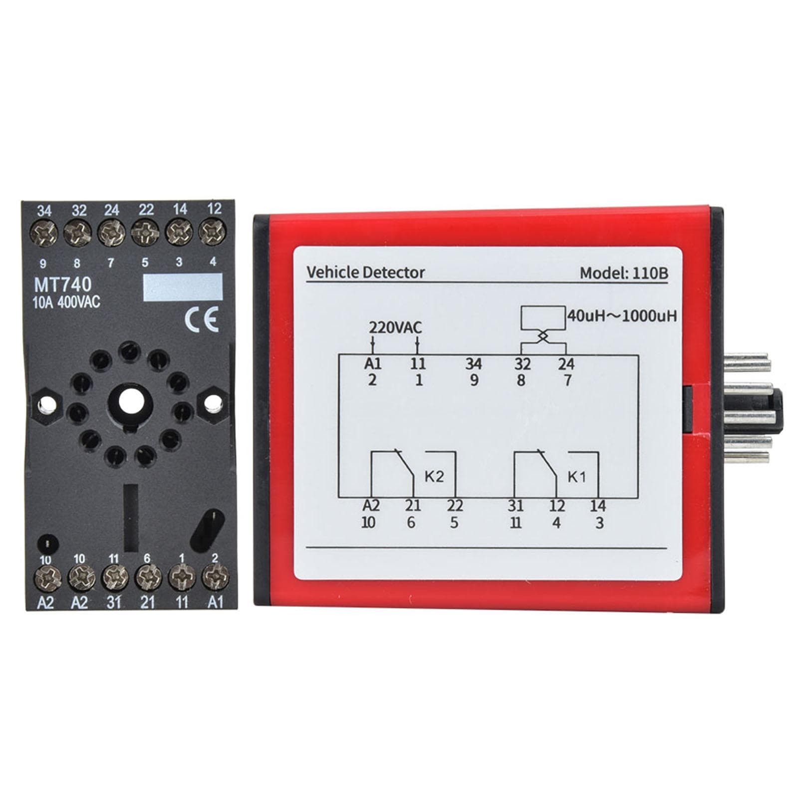 Single Channel Inductive Loop Vehicle Detector for Parking Lot Access Control