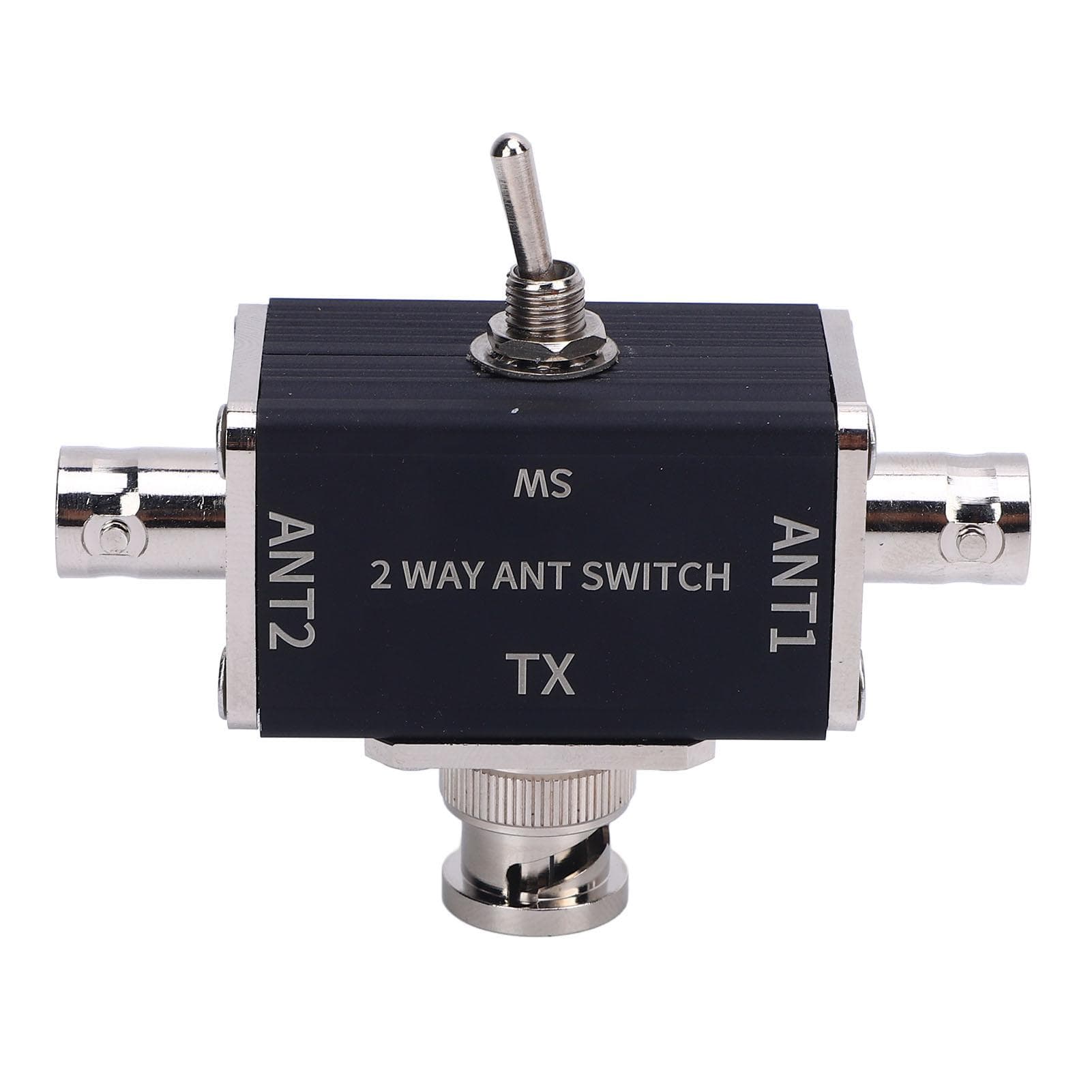 2 Way CB HAM Antenna Coaxial Switch 100W BNC Connector for 1-30MHz HAM CB HF VHF UHF Radio Gold