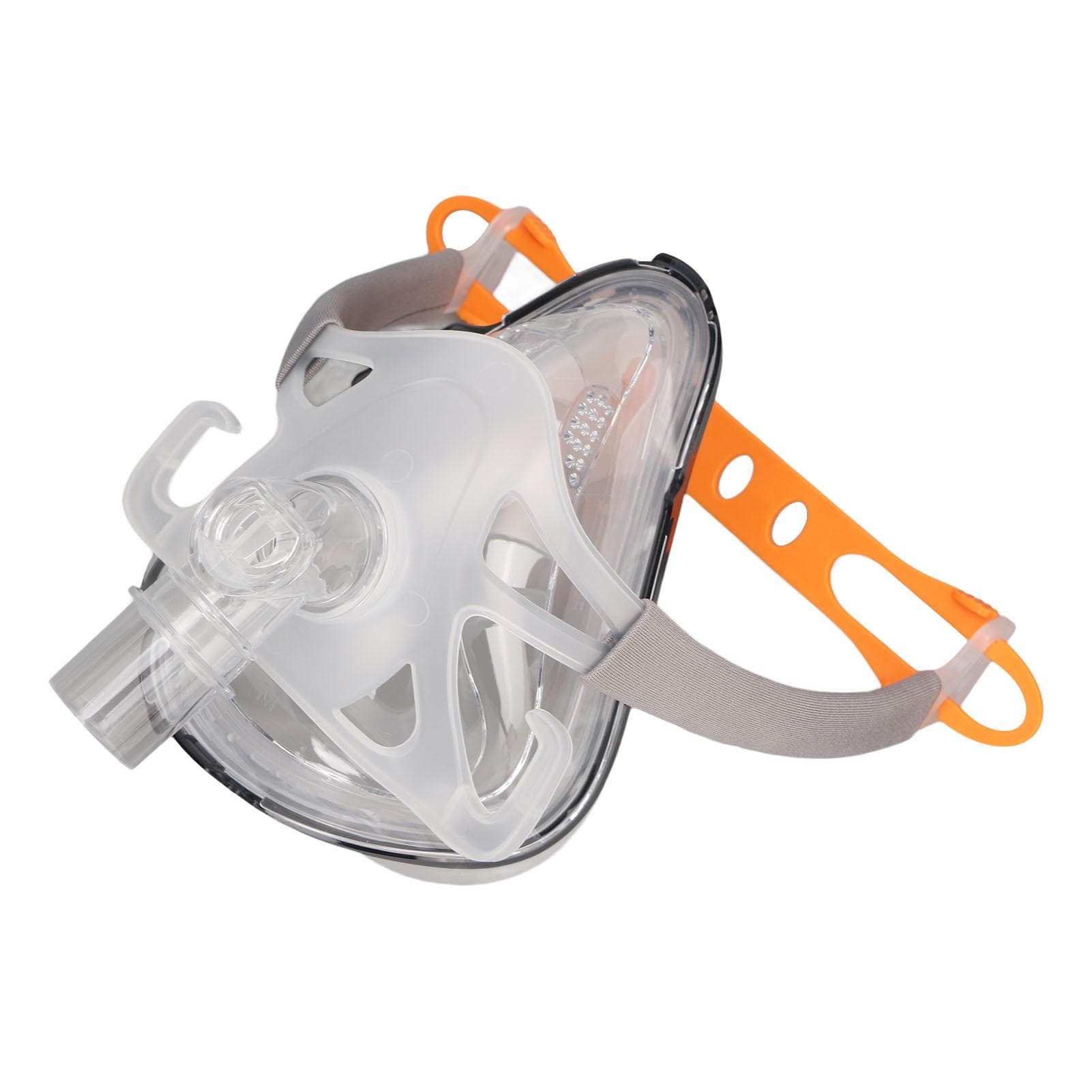 Breathing Machine Face Cover Double Layers Silicone Pad 360 Degrees Turning Head Replace Full Face S