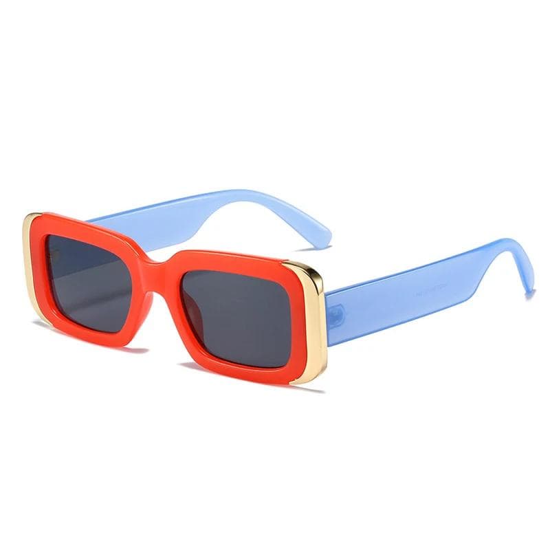 Fashion Square Sunglasses Women Retro Brand Designer Jelly Color Shades UV4   Gradient Sun Glasses Lentes De Sol Mujer As the picture