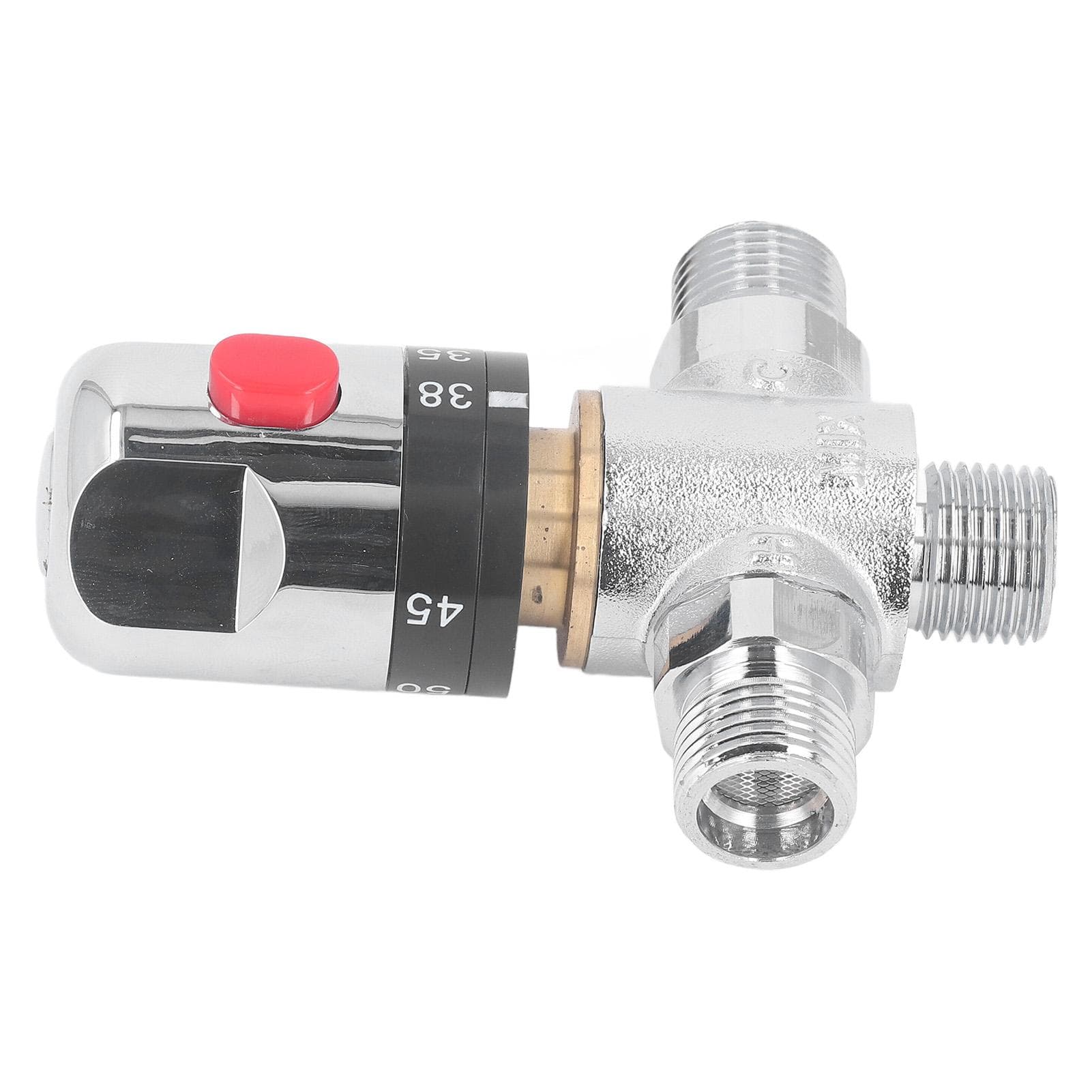 Thermostatic Mixing Valve G12 Inch DN15 Male Thread Brass Hot Cold Water Mixing Valve Temperature