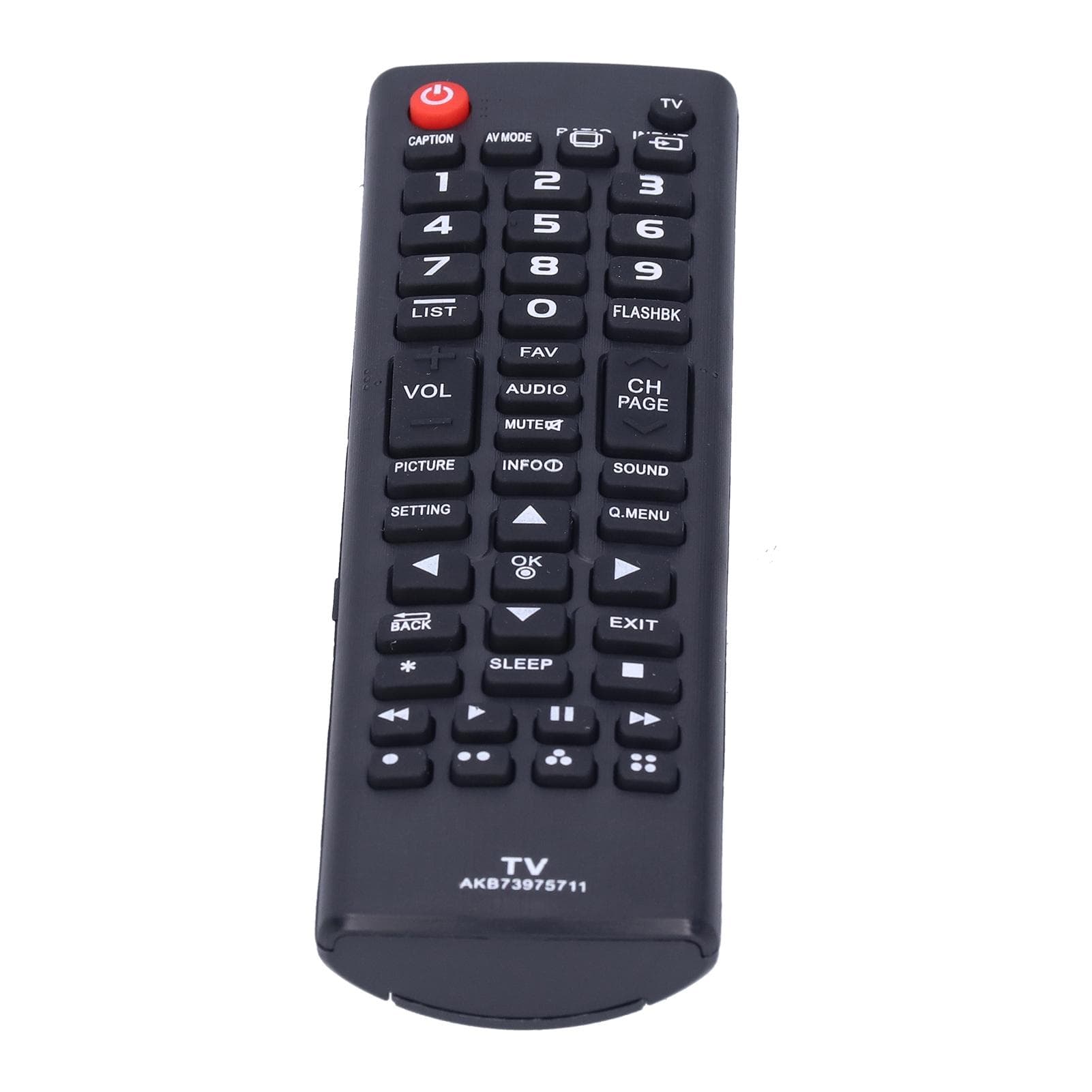 AKB73975711 TV Remote Control Replacement for LG 32lb550b32lb550buc32lb5600 Black
