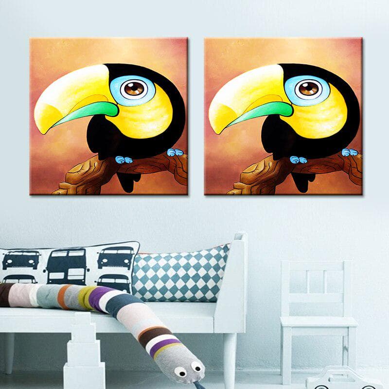 DIY Diamond Embroidery Animal Bird Full Round Diamond Painting Cross Stitch 30x30CM