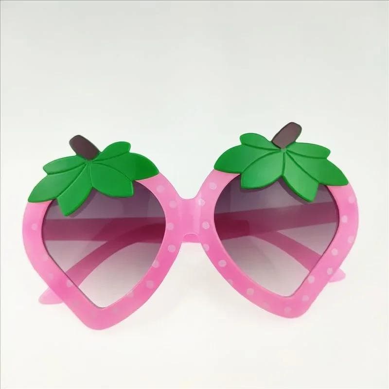 Kids Strawberry Glasses Fun Party Props for Birthday Wedding Photo Booth Decorations Children Adults Accessories