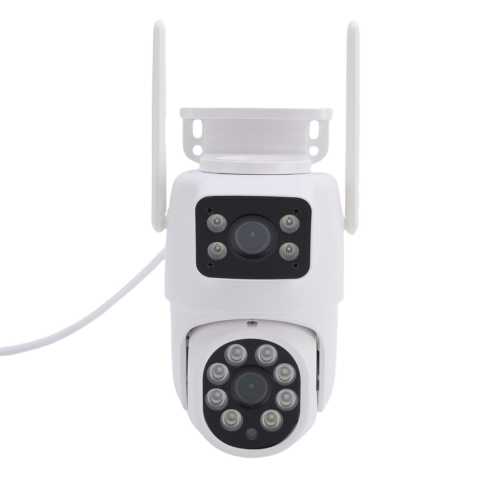 Dual Lens Camera Water Proof 2 Way Intercom Night Vision BT WIFI Motion Detection Security Camera US Plug