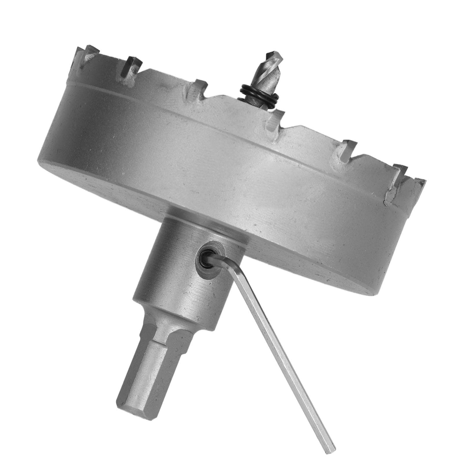 Carbide Teeth Hole Saw Heavy Duty TCT Drills Holes Opener for Stainless Steel Metal Plate85mm