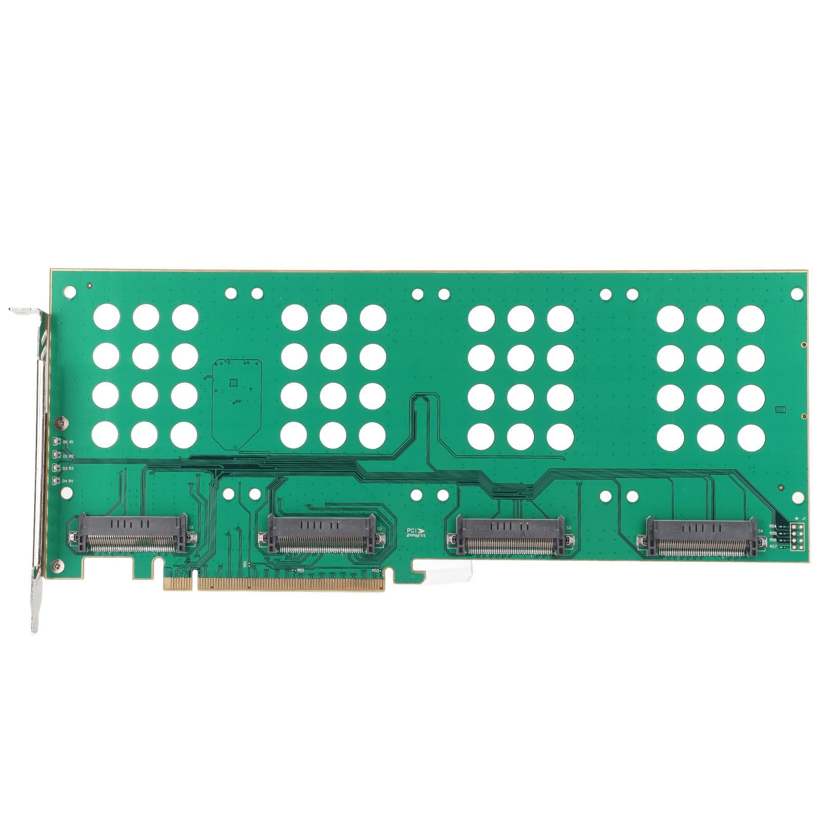 Riser Card PCIE3.0 X16 M.2 U.2 SSD Hard Drive Expansion Adapter Card NVMe to PCIe Card
